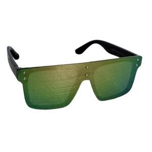 Sunglasses Square Silhouette Shield Reflective Style Lens UV Blocking WOMEN'S
